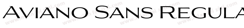 Aviano Sans Regular字体转换